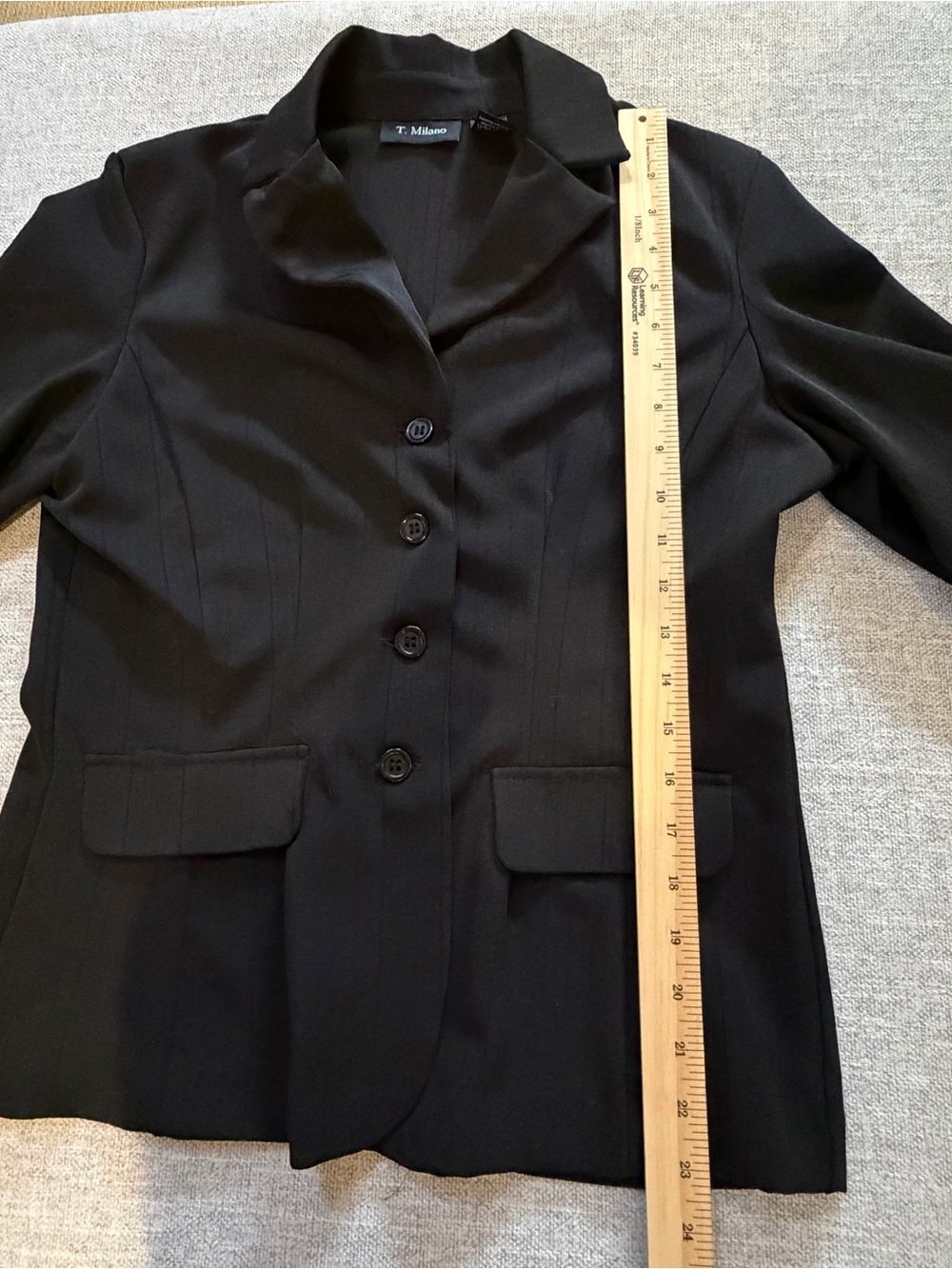 T. Milano Black Women's Blazer - Picture 4 of 7